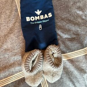 Bombas Baby Gripper Slipper Socks - grey